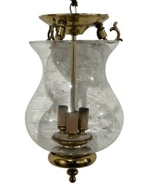 Vintage Luminaire Italian Style Solid Brass Flush Mount